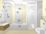 Дизайн ванной комнаты плитка